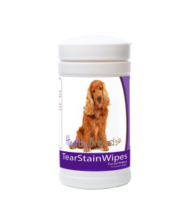 Healthy Breeds cocker Spaniel Tear Stain Wipes 70 count