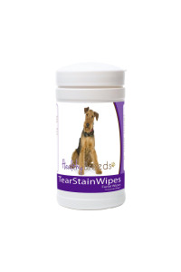 Healthy Breeds Airedale Terrier Tear Stain Wipes 70 count