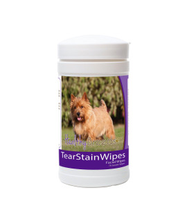 Healthy Breeds Norwich Terrier Tear Stain Wipes 70 count