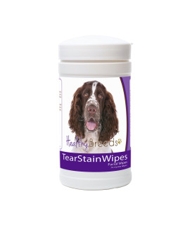 Healthy Breeds English Springer Spaniel Tear Stain Wipes 70 count