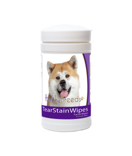 Healthy Breeds Akita Tear Stain Wipes 70 count