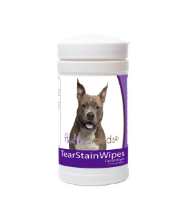 Healthy Breeds American Staffordshire Terrier Tear Stain Wipes 70 count