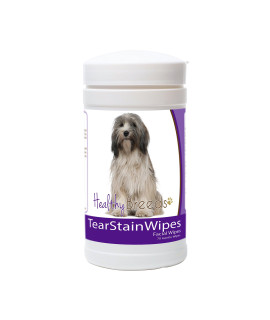Healthy Breeds Tibetan Terrier Tear Stain Wipes 70 count