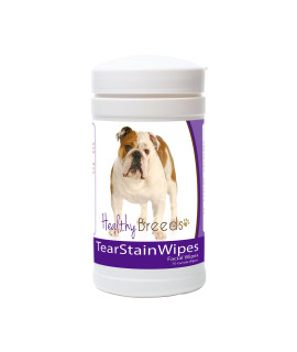 Healthy Breeds Bulldog Tear Stain Wipes 70 count