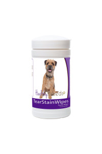 Healthy Breeds Border Terrier Tear Stain Wipes 70 count