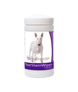 Healthy Breeds Bull Terrier Tear Stain Wipes 70 count