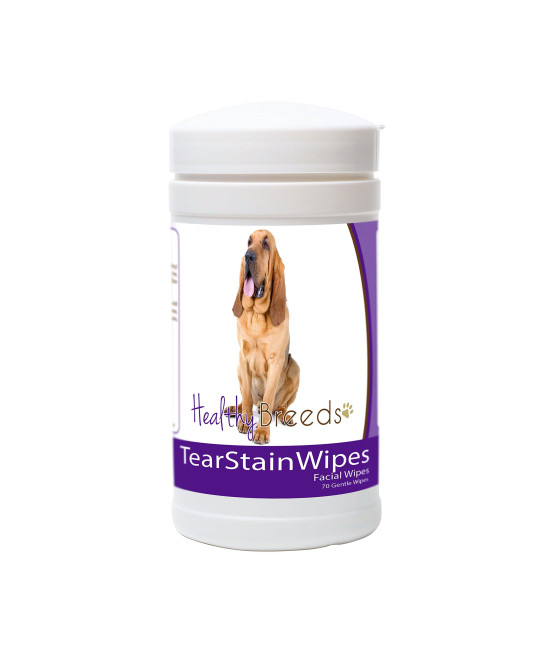 Healthy Breeds Bloodhound Tear Stain Wipes 70 count