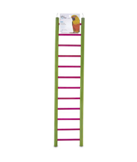 You & Me Bird 12-Step Wood Bird Ladder, 23.5 L