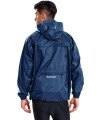 BALEAF Mens Light Running Hiking Rain Jacket Waterproof with Hood Windbreaker Pullover coats Hoodie Packable Navy Size XL