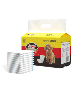 Dono Disposable Dog Diapers (14-56pcs), Dog Wraps for Male Dogs with Wetness Indicator, Super Absorbent Doggy Diapers for Small Dogs