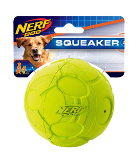 Nerf Dog 38in Bash Squeak Ball - green