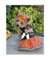 DOGGIE DESIGN Holiday Dog Harness Halloween Dress - Fab-Boo-lous (XS)