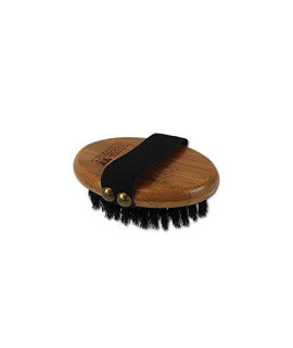 Alcott Bamboo Groom Palm Brush with Boar Bristles for Pets