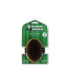 Alcott Bamboo Groom Palm Brush with Boar Bristles for Pets