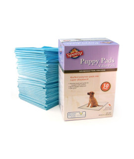 Spotty Super Absorbent Heavy Duty 5 Layer Housebreaking Training Leak Proof Pet Puppy Dog Pee Pads, 50 ct