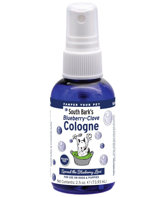 ShowSeason? Blueberry Clove 2.5 oz Pet Cologne | Long-Lasting Odor Eliminator | Cruelty-Free | Paraben-Free | Biodegradable and Non-Toxic | Made in The USA