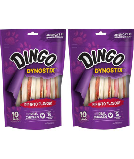 Dingo Dynostix Rawhide Treats 20-count