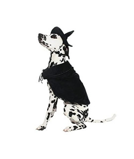 Midlee Halloween Witch cape and Hat Dog costume (XX-Large)