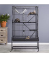 Prevue Pet Products 484 Deluxe Critter Cage, Dark Gray