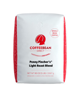 coffee Bean Direct Penny PinchersA Light Roast Blend, Whole Bean, 5 lb Bag