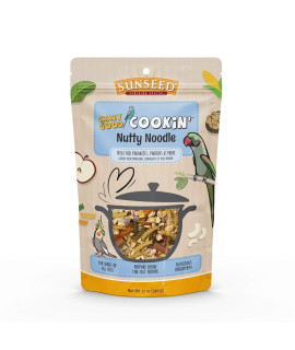 Sunseed Crazy Good Cookin Bird Treat, 12 Ounces, Nutty Noodle with Pineapple and Apricot