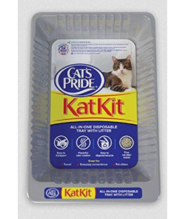 Cats Pride, Disposable Litter Pan, Includes Pan & Litter All In One (1 Pack)