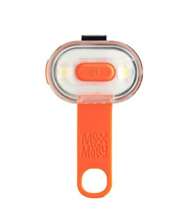 Max & Molly Usb Rechargeable Ultra Bright Led Light, 100% Waterproof, Stretch Silicone Band Securely Attaches As Essential Safety Dog Collar Light, Nightime Walking, Running, Kayaking And Biking.