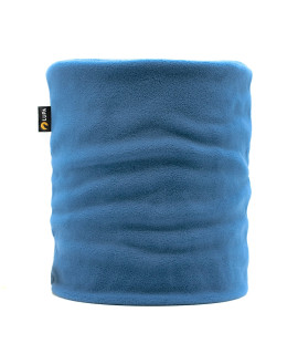Lupa Handmade Unisex Double-Layer Micro Fleece Neck Warmer - Neck Gaiters For Men - Winter Neck Warmer For Women (Blue)