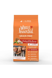 Wholehearted Petco Brand Grain Free All Life Stages Chicken Pea Recipe Dry Dog Food, 5 Lbs