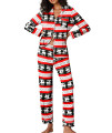 Ekouaer Sleepwear Womens Christmas Pajama Set Soft Long Sleeve Nightwear Holiday Pjs Jammies For Families (Christmas,X-Small)