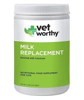 Vet Worthy Milk Replacement for Cats (12 oz Powder)