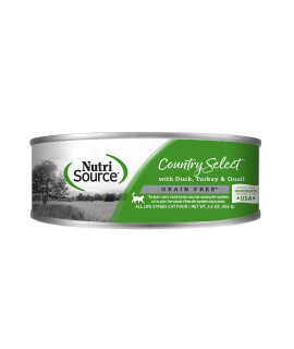 Nutri Source Grain Free County Select Canned Cat Food 12/5.5 oz Case