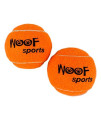 Dog Tennis Balls by Woof Sports - 12 Orange Tennis Balls for Dogs & Mesh Carrying Bag. Medium Size Balls Fits Standard Ball Launchers