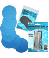 Heavy Duty Vinyl Repair Patch Kit for Above-ground Pool Liner Repair glue and Patch Inflatables Boat Raft Kayak Air Beds Inflatable Mattress Repair (Light Blue)