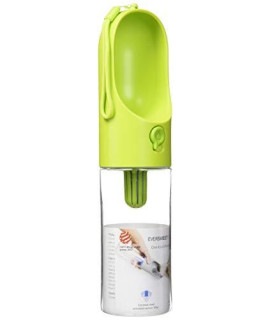 PETKIT Eversweet Travel One Touch Filtered carbonated Handheld Pet Dog cat Dispensing Drinking Waterer Water Feeder One Size green