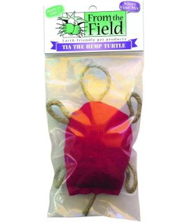 From The Field FFT124 Tia The Hemp Turtle with Silver Vine Cat Toy