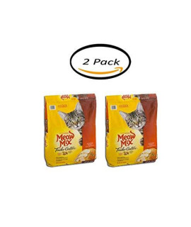 Meow Mix Pack of 2 cat Food Tender cuts Salmon & White Meat chicken 13.5 LB