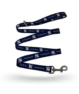 Rico Industries MLB New York Yankees Pet LeashPet Leash Size S/M, Team Colors, Size S/M