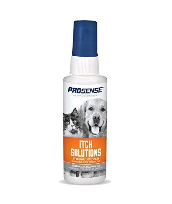 ProSense Itch Solutions Hydrocortisone Spray for Pets with Aloe