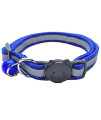PACCOMFET FUNPET 6 Pcs Breakaway Cat Collar with Reflective Nylon Strip and Bell, Safe and Durable
