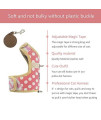 Yizhi Miaow Cat Harness and Leash for Walking Escape Proof, Adjustable Cat Walking Jackets, Padded Stylish Cat Vest Polka Dot Pink, Medium
