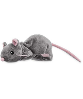 Petco Brand - Leaps & Bounds Grey Rat Cat Toy, 11.25 in, Gray