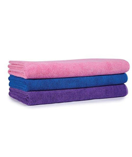 Assorted Microfiber grooming Towels for Dogs & Pets Bulk Packs Soft Absorbent (24 Towels Asst Microfiber - 48 x 28)