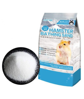 Hamster Bathing Sand,gerbil Powder grooming Sand for Tiny Friends Farm chinchilla Dust Bath Potty Litter Sand (2LB) (Hamster Sand) (Hamster Bath Sand Dust(A))