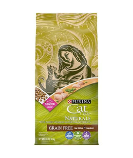 Purina Cat Chow Grain Free, Natural Dry Cat Food, Naturals with Real Chicken - 6.3 lb. Bag