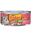 Purina Friskies Gravy Pate Wet Cat Food, Extra Gravy Pate With Salmon in Savory Gravy - (24) 5.5 oz. Cans
