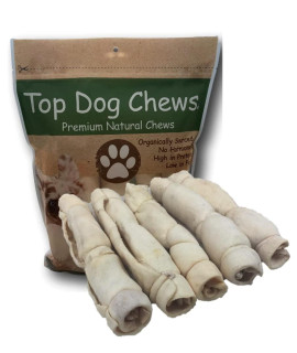 Top Dog Chews Beef Cheek Rolls 9-11 - 5 Pack from