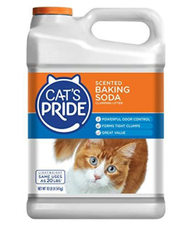 Cats Pride Lightweight Baking Soda Cat Litter, Scented 10lb Jug (C01945-C60)