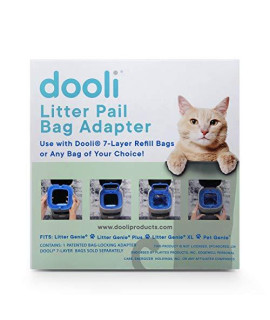 Cat Litter Pail Bag Adapter, Compatible with Litter Genie