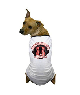 Cafepress Emoji Dont Go Bacon My Heart Dog T Shirt Dog T-Shirt Pet Clothing Funny Dog Costume